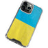 Ukraine Flag Distressed iPhone 14 Pro Clear Case